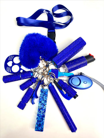 Bling Bling Selfdefense  Keychain Set 14pcs