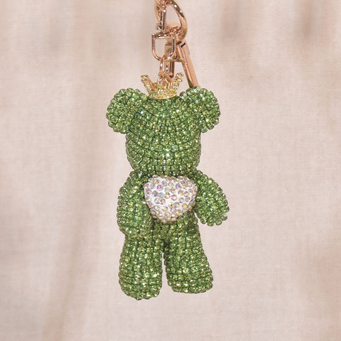 Diamond Bear Keychain