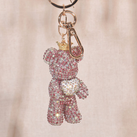 Diamond Bear Keychain