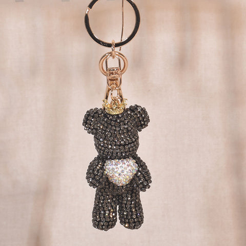 Diamond Bear Keychain