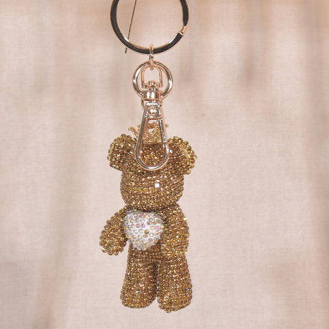 Diamond Bear Keychain