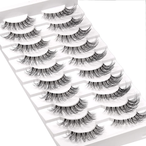 10 Pair Mange Lashes