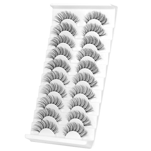 10 Pair Mange Lashes