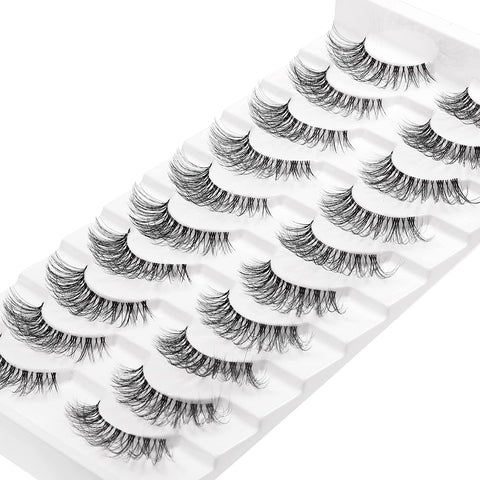 10 Pair Mange Lashes