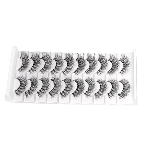 10 Pair Mange Lashes