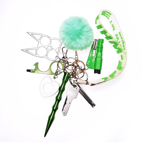 Selfdefense  Keychain Set For Women And Kids 9pcs