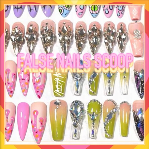 100% handmade press on nails mystery scoop ball - Image 4