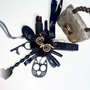13 PCS Hanging Rope Selfdefense Keychain