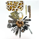 20pcs Keychain Sets With Wristlet Bracelet Wallet, Mini Bag, Comb, Pen For Women And Girls