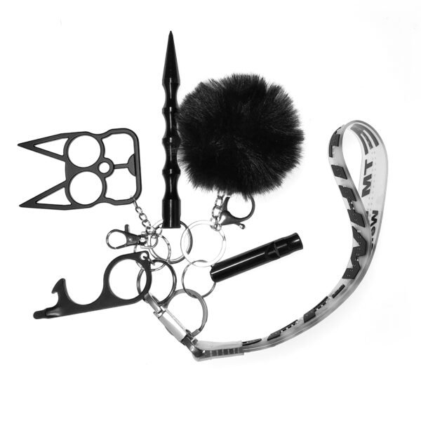 6 PCS Selfdefense  Keychain Set - Image 3