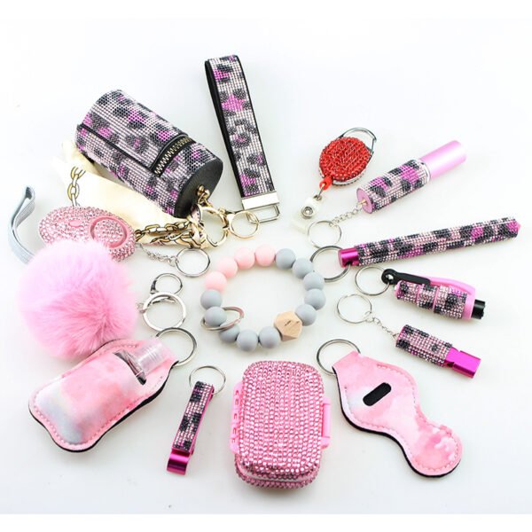 14 PCS Bling Selfdefense  Keychains - Image 4