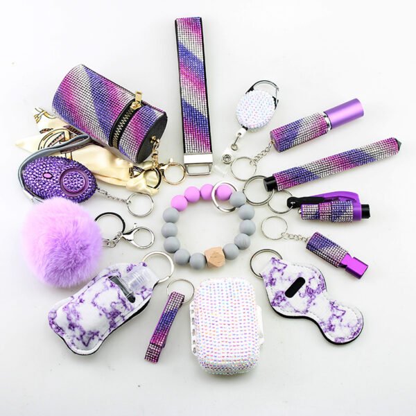 14 PCS Bling Selfdefense  Keychains - Image 6