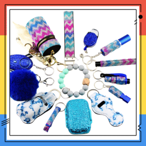 14 PCS Bling Selfdefense  Keychains