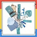 11  PCS  BlingSelfdefense  Keychain Set