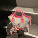 Small Dog Color-Blocking Handbag