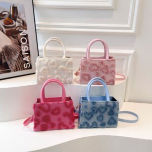 Plush tote bag