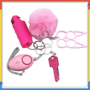 5 PCS MINI Selfdefense  Keychain Set For Kids