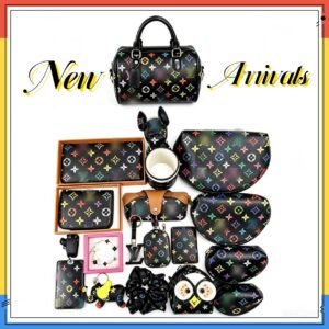 New Murakami Black Multicolor L*V Full Accessory Bundle